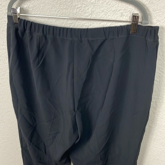 Marina Rinaldi Cady Trousers Black Career Office Pants Stretch Waist Plus Sz 16 - Picture 7 of 12
